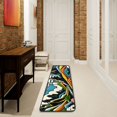 thumbnail image 6 of Vibrant Woodblock Landscapes Hallway Runner Rug 2'X6' Non-Slip Washable Carpet Runner Kitchen Entryway Laundry Bedroom, 6 of 7