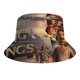 thumbnail image 1 of el rey de reyes Sombrero bucket para adultos, gorra de protección solar, sombrero de pescador plegable para viajes al aire libre, pesca y actividades de verano, 1 of 6