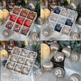 thumbnail image 4 of Christmas Ball Ornaments Set, 9ct 3.15In Elegant Christmas Ornaments  Assorted Xmas Tree Ball Ornaments, Shatterproof Christmas Tree Hanging Ornaments for Xmas Decor,  Blue, 4 of 8