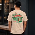 thumbnail image 3 of Smartprints Open 24 Hours Convenience Store Men's T-Shirt Natural, Cotton, S, 3 of 4