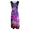 thumbnail image 3 of WILLBEST Vestido Casual Para Mujer, Vestido Informal Con Estampado De Cielo Estrellado Y Bolsillos Sin Mangas Para Mujer 237, 3 of 3