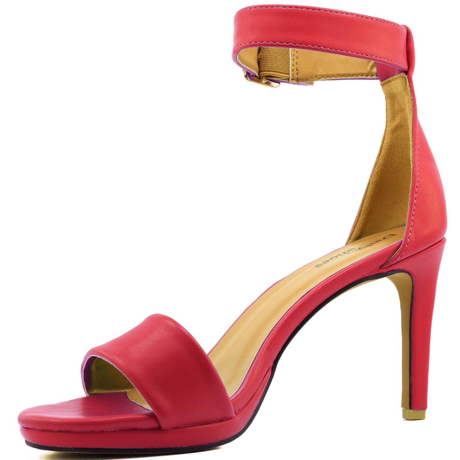 pu low heel date sandals