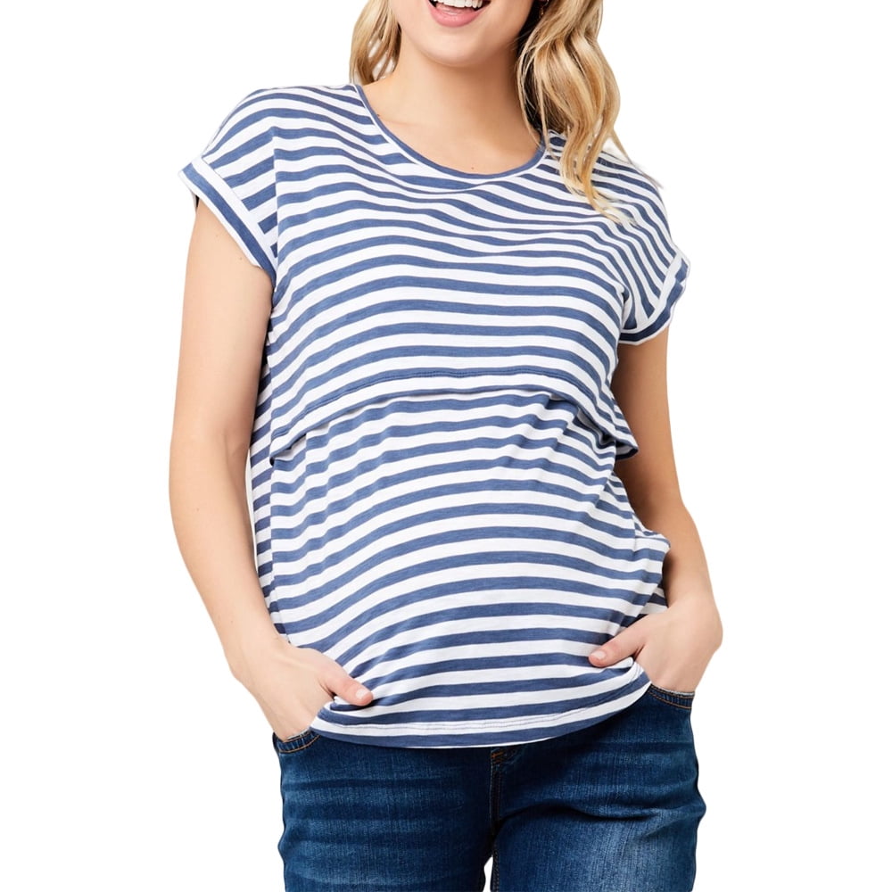 Women Maternity Blouse Breastfeeding 