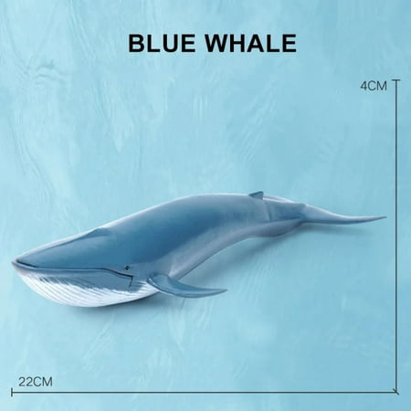 Simulation Marine Sea Life Whale Figurines Shark Cachalot Action Figures Ocean Animal Model Dolphin Hammerhead Educational Toys