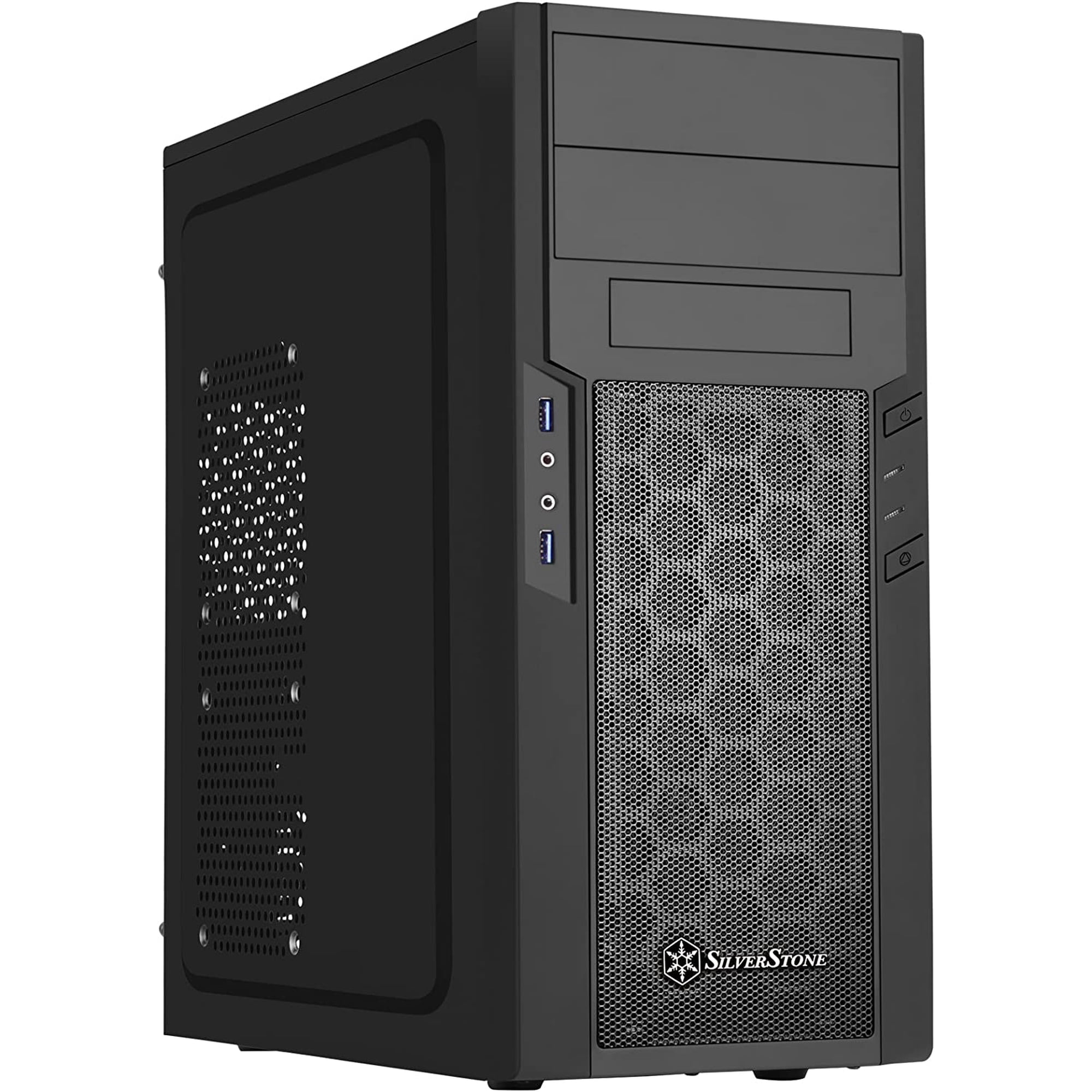 SilverStone Technology PS13B ATX Tower Computer Case with 2 X 5.25 Bays PS13B-x