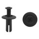 thumbnail image 1 of 100pcs 8mm Agujero 20mm Grapa de Parachoques Guardabarros Maletero Tornillo Plástico Negro, 1 of 1