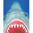 thumbnail image 2 of Seay, Anne 15x18 White Modern Wood Framed Museum Art Print Titled - Shark, 2 of 4