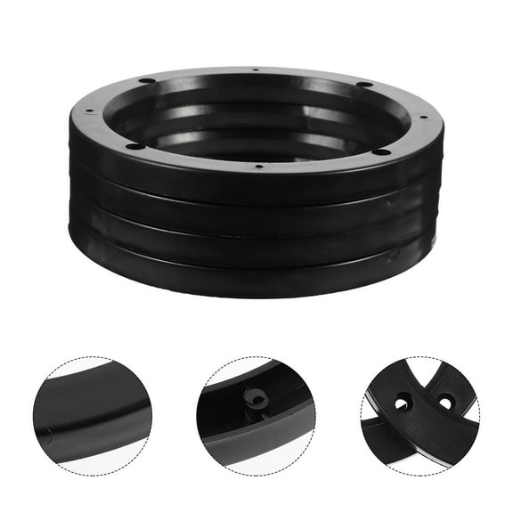 Car Speaker Mounting Spacer,2 Pairs Durable Car Speaker Spacers Useful Speaker Adapter Auto Speaker Ring