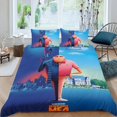thumbnail image 2 of P624-Mi Villano Favorito Conjunto de sábanas temático, trío de piezas, cómodo y amigable con la piel, diseño único, regalo de decoración para el hogar para familiares, amigos y fans, 90 cm * 190 cm, 2 of 6