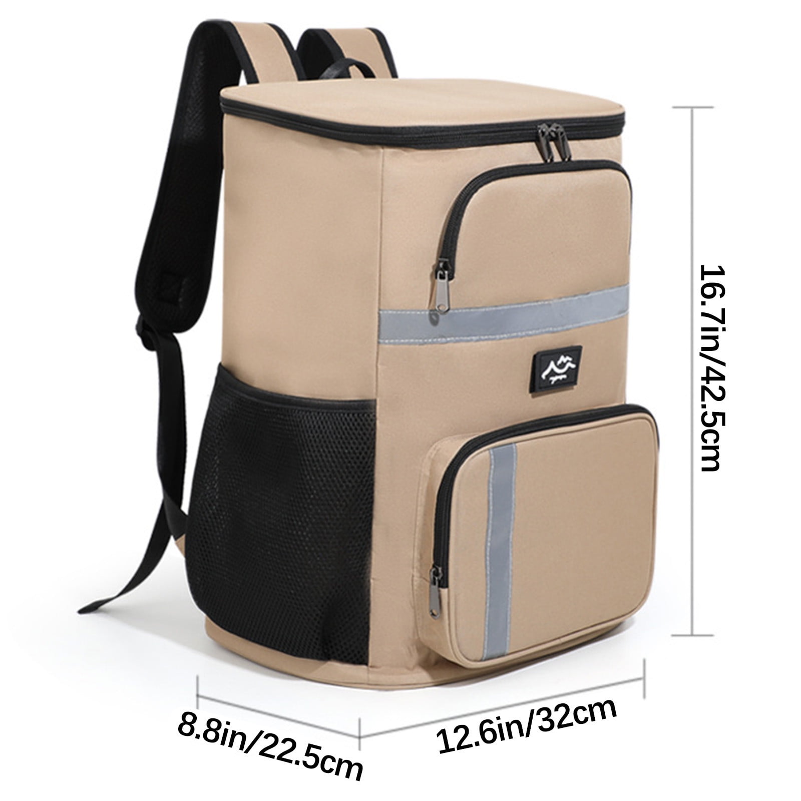 Kyusrd Thick Insulation Lunch Box Bag For Office Picnic Hiking Beachleakproof Cooler Tote Bag Organizer Fashionable Messenger Bag With Large Capacity Business Lunch Bag