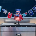thumbnail image 2 of Patriotic Bird Figurine, 4th of July & Memorial Day Decorations, Independence Day Bird Decor, Featherly Friends Plush for Tiered Tray, USA Flag Theme Home & Table Decor, Fourth of July Veterans Day, 2 of 5