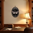 thumbnail image 4 of Dark Academia Canvas Wall Art Moth Crescent Moon Floral Accents Dark Style Oval Framed Canvas Prints Vintage Wall Hanging Decor for Home Decorations 8.6"x11.4", 4 of 7
