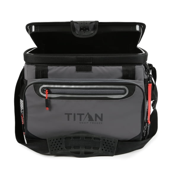 Cooler Titan de Arctic Zone Deep Freeze, 30 latas, piel de tiburón, color gris