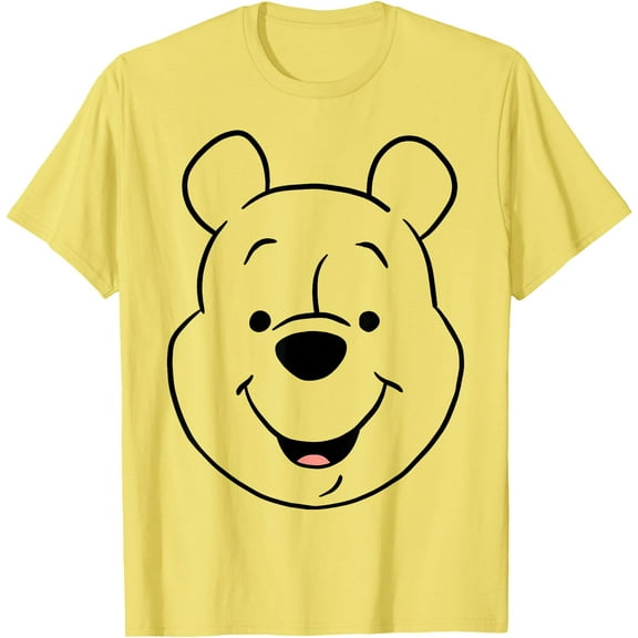 Winnie The Pooh Pooh Bear Large Face Unisex Softstyle T-Shirt for Men Women Kids