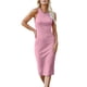 thumbnail image 1 of Vestido PRETTYGARDEN 2025 Midi Ajustado sin Mangas Rosa M, 1 of 5