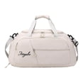 thumbnail image 1 of Bolso Boston de gran capacidad con bolsillo para zapatos, bolso de viaje, compartimento separador para ropa húmeda/seca Blanquecino, 1 of 9