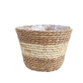 thumbnail image 4 of Cesta de flores de ratán de paja, cesta tejida creativa para el hogar, decoración para el balcón, sala de estar, maceta con plantas verdes, 4 of 5