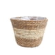 thumbnail image 3 of Cesta de flores de ratán de paja, cesta tejida creativa para el hogar, decoración para el balcón, sala de estar, maceta con plantas verdes, 3 of 5