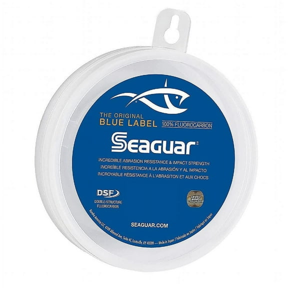 Seaguar Blue Label 100% Flourocarbon Fishing Line (DSF), 15lbs, 50yds Break Strength/Length - 15FC50
