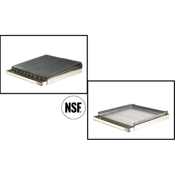 Master Chef LiftOff 4Burner AddOn Combination Griddle/Broiler