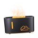 thumbnail image 3 of Humidificador de aire Flame con tanque de agua de 160 ml, difusor silencioso de 2 modos, humidificador de aire de niebla. Negro, 3 of 9