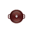 thumbnail image 3 of STAUB La Cocotte Cocotte Ronde en Fonte de 5,25 L, Rouge Grenadine, 3 of 6