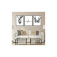 thumbnail image 1 of Pósteres decorativos de pared, 3 piezas, estilo blanco y negro, decoración de pared, juego de carteles, tomados de la mano y cita de amor en la pared, para sala de estar, cafetería, marcos, 1 of 5