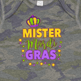 thumbnail image 4 of Inktastic Mister Mardi Gras with Crown and Dots Boys Baby Bodysuit, 4 of 5