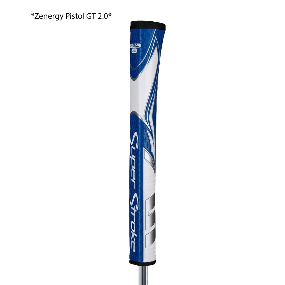 SuperStroke Golf Zenergy Pistol GT 2.0 Grips Blue/White