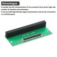 thumbnail image 4 of 2pcs FFC FPC Connector Board 50 Pins 0.5mm Socket to 2.54mm Double Row Female Header Strip Adapter, 4 of 5