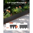 thumbnail image 2 of VEVOR Steel Landscape Edging 4 Packs 40 x 6 in Rust-Resistant Garden Edging Border, 2 of 9