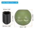 thumbnail image 2 of Unique Bargains 0.59'(15mm) Chair Feet Replacement Plastic Camping Chair Leg Tips Cap Protector Green 4 Pack, 2 of 7