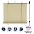 Echoworld Outdoor Shade Blinds Patio Roll Up Blackout Shades Exterior