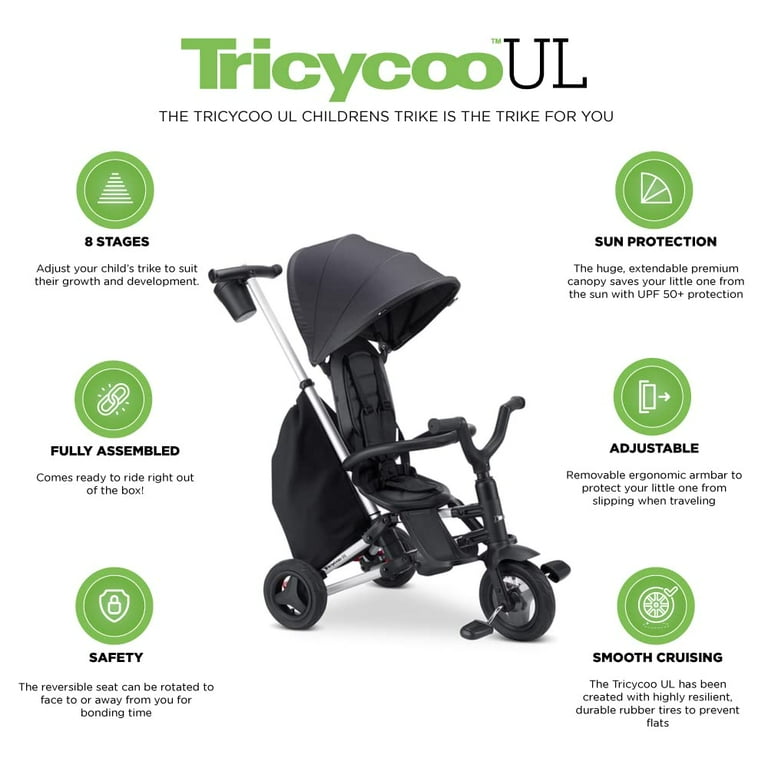 Baby tricycle online with umbrella