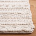 thumbnail image 3 of SAFAVIEH Natura Rosaline Striped Area Rug, Ivory, 6' x 6' Square, 3 of 7