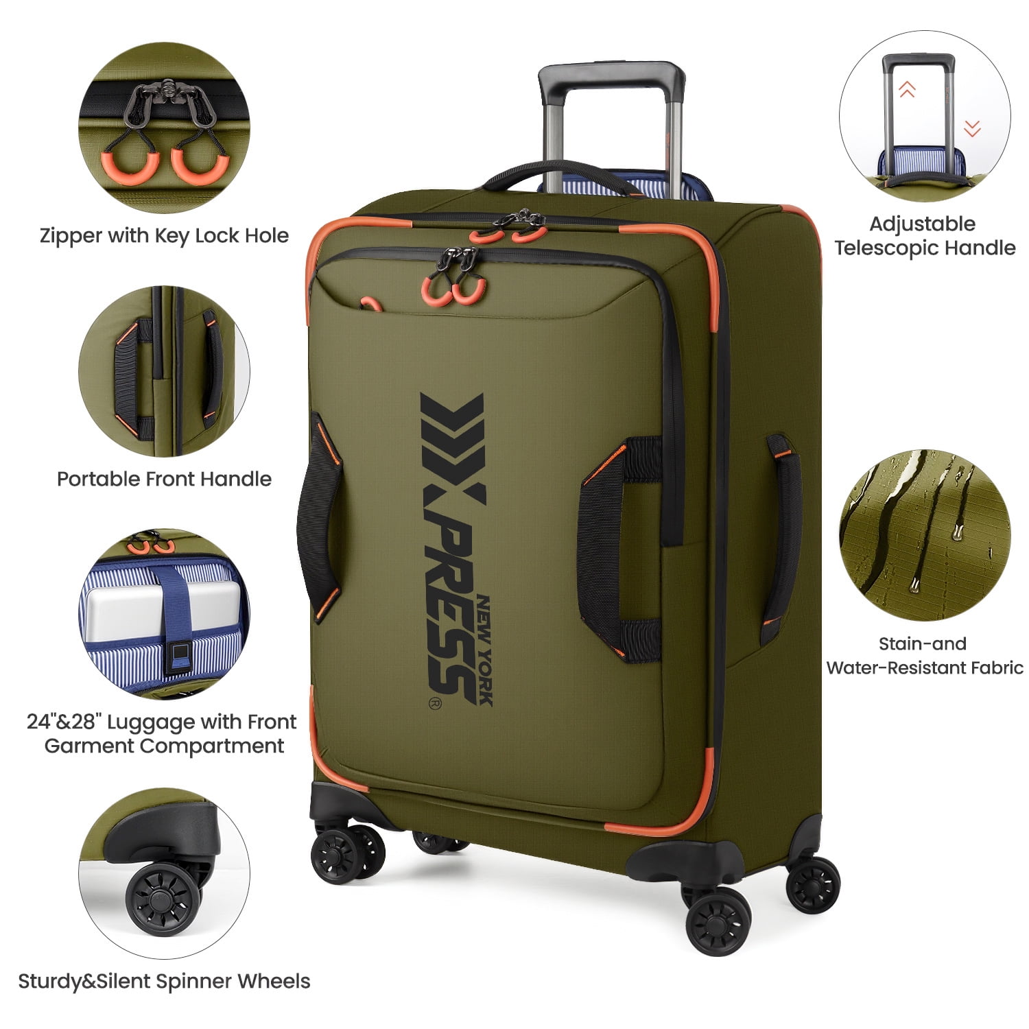 柔らかい高級本革3way自立キャリーオンバッグ　US LUGGAGE N.Y. New York Xpress 22
