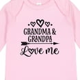 thumbnail image 4 of Inktastic Grandma Grandpa Love Me Arrow Boys or Girls Long Sleeve Baby Bodysuit, 4 of 5
