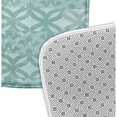 thumbnail image 5 of Nantucket Greeko Simple Aqua Geometric Print Bath Mat, 5 of 5