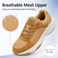 thumbnail image 4 of MeMoride Men's Breathable Sneakers Comfortable Walking Shoes Lightweight Mesh Casual Tennis Shoes Non Slip Athletic, 4 of 7