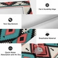 thumbnail image 6 of Aztec Southwest Outdoor Rug for Patio/Deck/Porch, Non-Slip Large Area Rug 6 x 9 Ft, Geometric Red Blue Tribes Retro Indoor Outdoor Rugs Washable Area Rugs, Reversible Camping Rug Carpet Runner, 6 of 8
