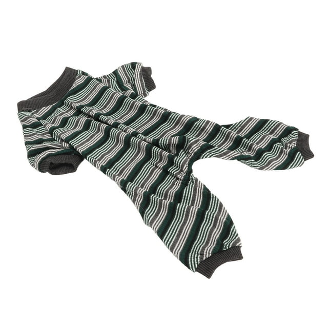 Pijamas Para Perros De 4 Patas, Pijamas Para Perros A Rayas Multiusos Poliéster Elástico Agradable Para La Piel Atractivo Para Sesiones De Fotos En Verano