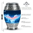 thumbnail image 2 of Blue Sky Night View Large Memorial Urns For Human Ashes Adult Female & Male - Cremation Urn For Adult Women Ashes - Funeral Memorial Ashes - 10 Inch, 2 of 2