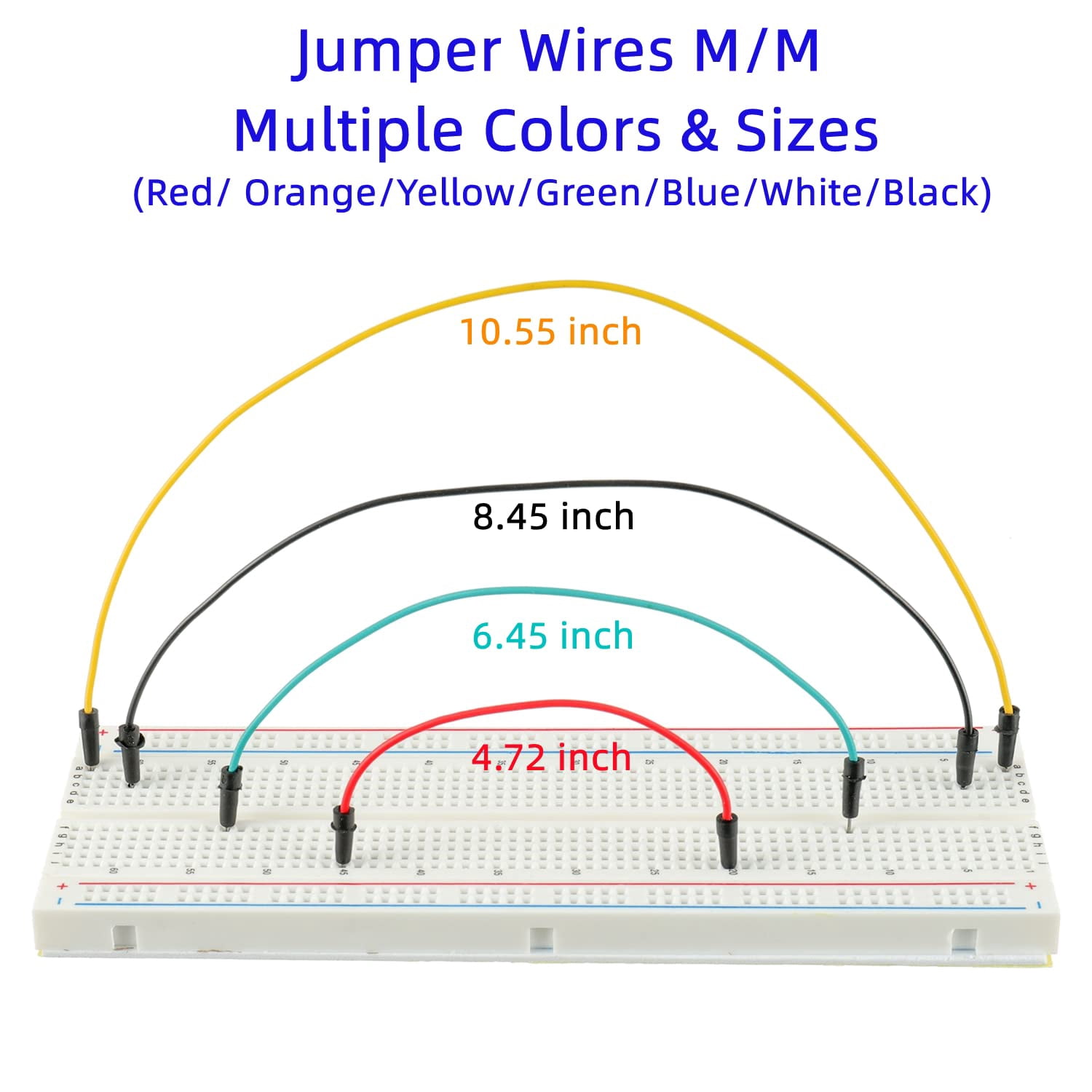 130 flexible breadboard jumper wires