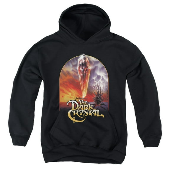 Dark Crystal/Crystal Poster Youth Pullover Hoodie Sweatshirt Black