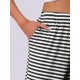 thumbnail image 5 of Pantalones de pijama de algodón para mujer INSPIRE CHIC con cintura elástica, sueltos, pantalones de lounge con bolsillos, pantalones de sudadera L a rayas negras, 5 of 6