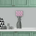 thumbnail image 4 of Carolines Treasures BB7510TH68 Watercolor Pink Flowers and Perfume Leash or Key Holder Triple Hook multicolor, 4 of 4