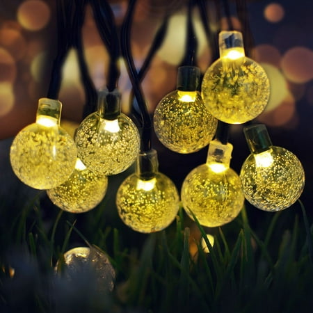 Solar Globe String Lights, 23 ft 50 LED Fairy Lights Ambiance Lighting for Outdoor, Gardens, Homes, Dancing, Party