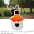 thumbnail image 4 of Putter Cover, PU Club Head Cover Blanc Couvre-Tête Putter pour les Amateurs de Golf, 4 of 8