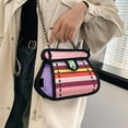 thumbnail image 5 of Funny 2D Drawing Handbag Cartoon Shoulder Bag with Chain Strap Casual Crossbody Purse for a Stylish and Whimsical Look, 5 of 6