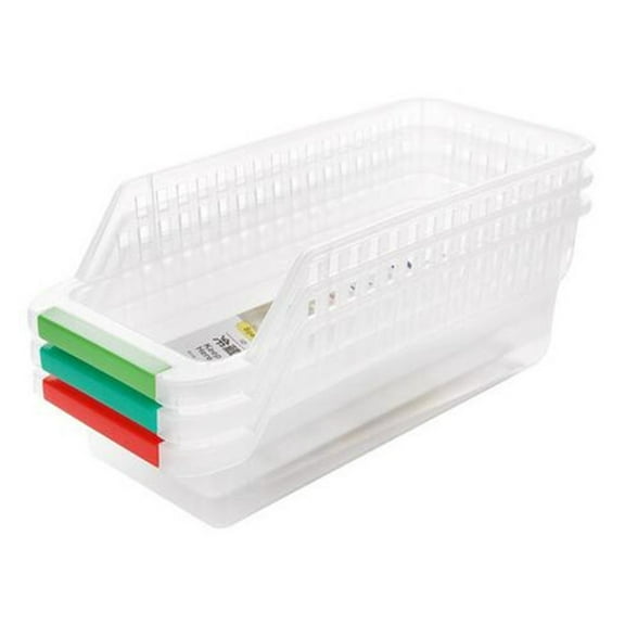 COOLHOOD Kitchen Fridge Food Containers Space-saving Trays for Freezer Holder Sink Baskets Storage Organiser Faucet Holder